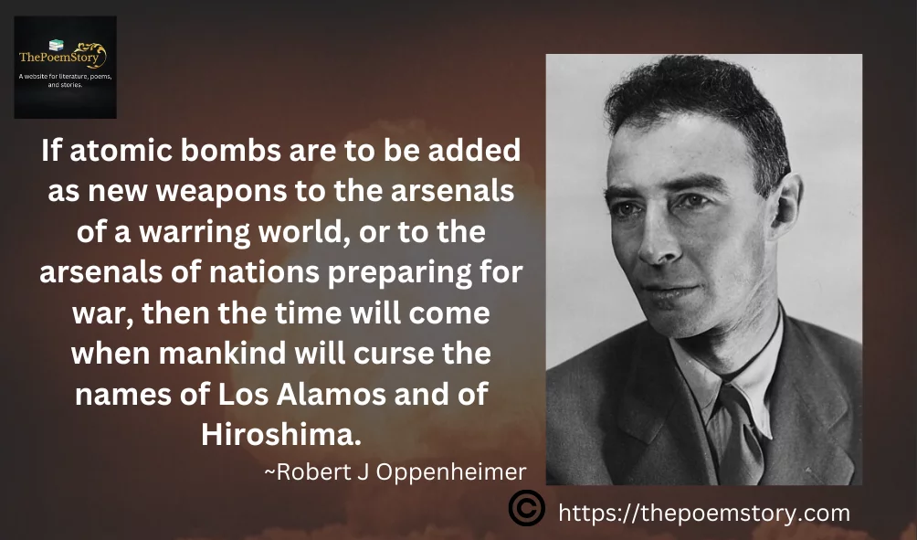 रॉबर्ट जे ओपेनहाइमर: परमाणु युग के पीछे की प्रतिभा 11 Oppenheimer on Future Prospects of Atom Bomb