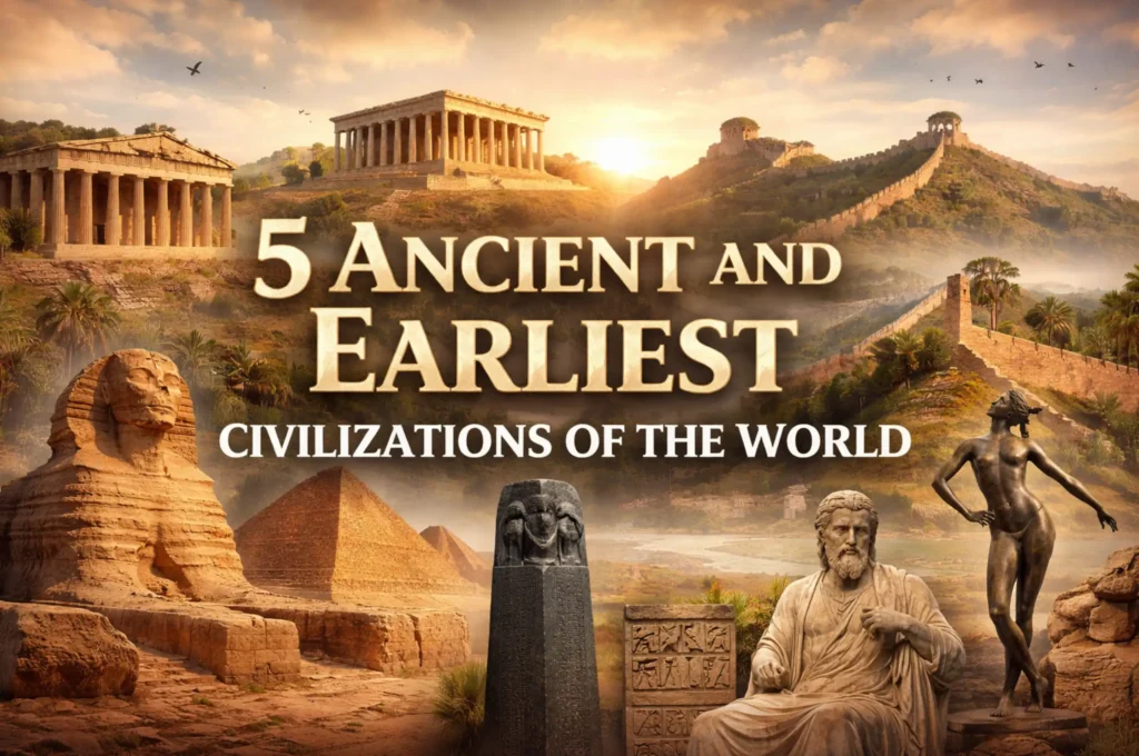 5 Ancient and Earliest Civilizations of the World