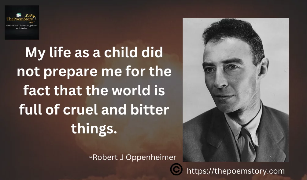 रॉबर्ट जे ओपेनहाइमर: परमाणु युग के पीछे की प्रतिभा 12 Oppenheimer on Cruel and Bitter World