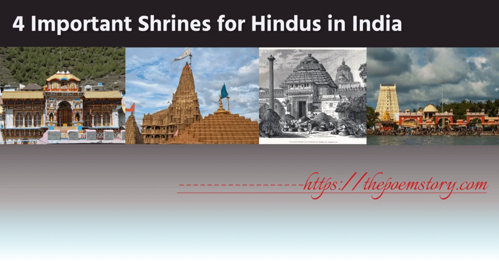 4 Important Shrines for Hindus in India – 4 Dham
