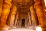 Interior with the sculptures of the pharaohs in the Abu Simbel Temple in southern Egypt, ThePoemStory - Poems and Stories, Poems and Stories