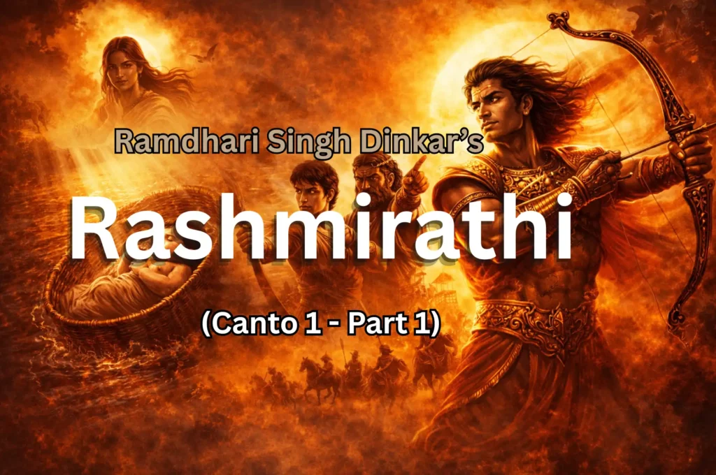 Read English Translation of Ramdhari Singh Dinkar's Rashmirathi Canto 1 Part 1