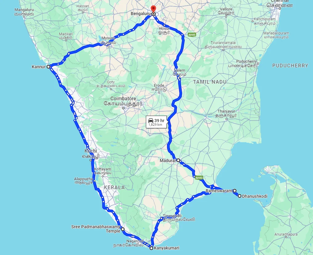 8 Days Family Trip in South India | Traveling to Beautiful Temples and Beaches of South India 1 Road Trip in South India
