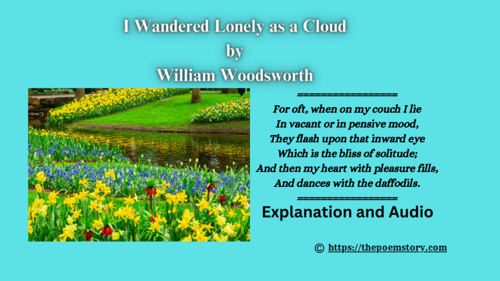 I Wandered Lonely as a Cloud