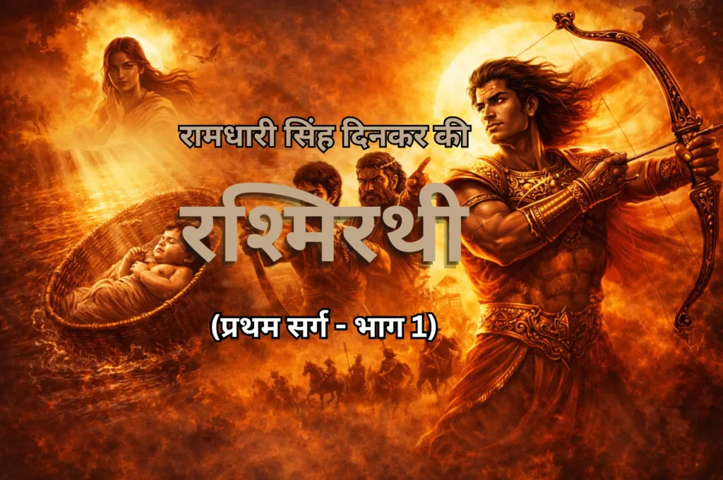 रश्मिरथी प्रथम सर्ग भाग 1