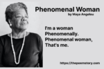 Phenomenal Woman, ThePoemStory - Poems and Stories, Poems and Stories