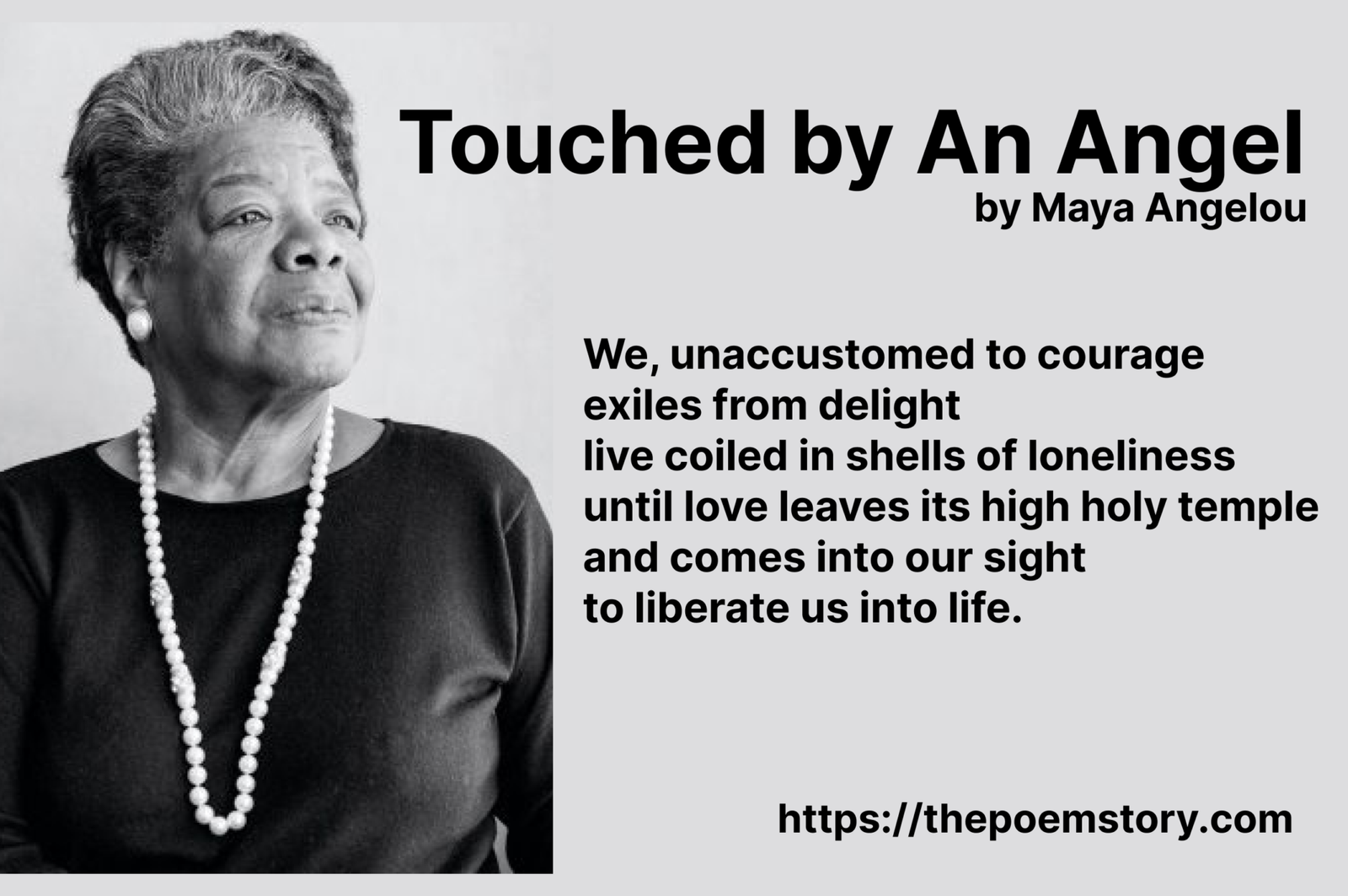 Touched By An Angel Poem By Maya Angelou Power Of Love Touched By An Angel 2048x1360
