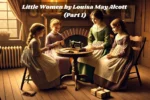 Little Women by Louisa May Alcott (Part 1). This image of 4 sisters from Little Women