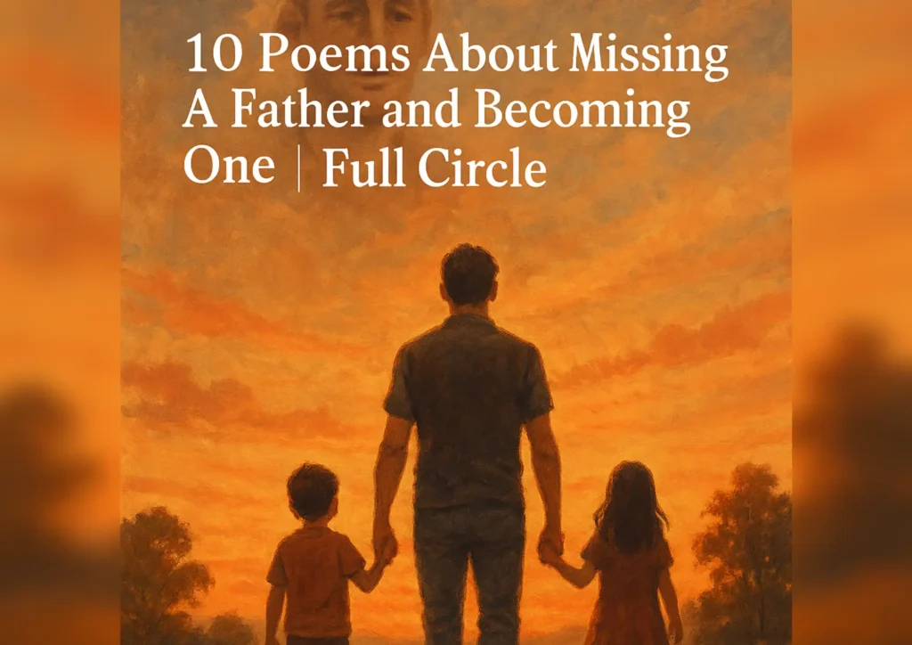 Here are "10 Poems About Missing A Father and Becoming One". These Poems are on "Missing a Father". Each Poem About Missing a Father is direct from my heart.