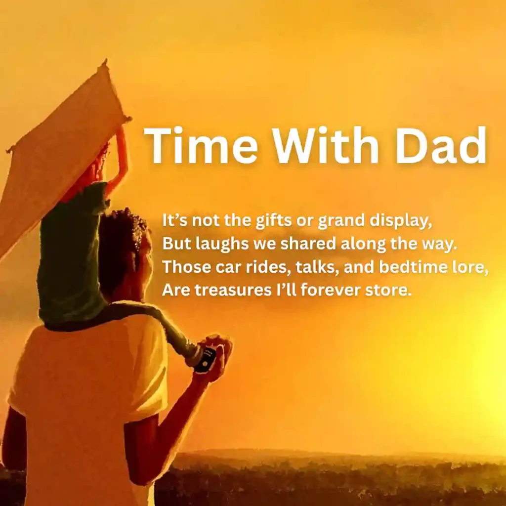 10 Short Poems for Fathers on International Father's Day 3 10 Short Poems for Fathers on International Father's Day. Enjoying a time with Dad