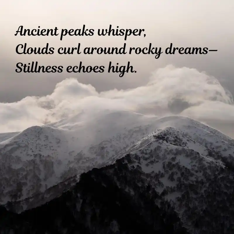 15 Haikus on Nature Beauty - Whispers of Nature 2 15 Haikus on Nature Beauty - Mountain Silence