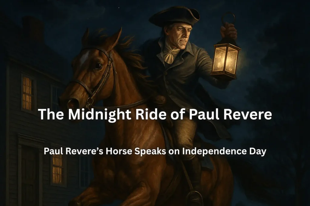 The Midnight Ride of Paul Revere Reimagined: Paul Revere’s Horse Speaks on Independence Day 1 The Midnight Ride of Paul Revere Reimagined: Paul Revere’s Horse Speaks on Independence Day