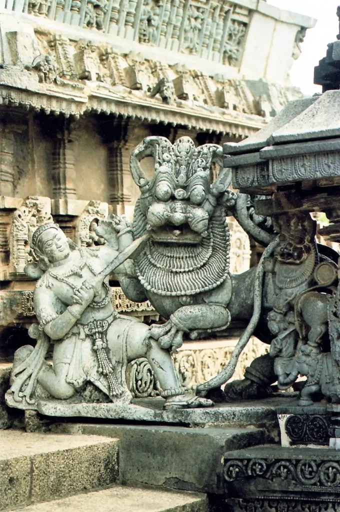 The Hoysala Empire: A Comprehensive Historical Analysis 2 The Hoysala Empire Emblem. Brave Sala striking a tiger.