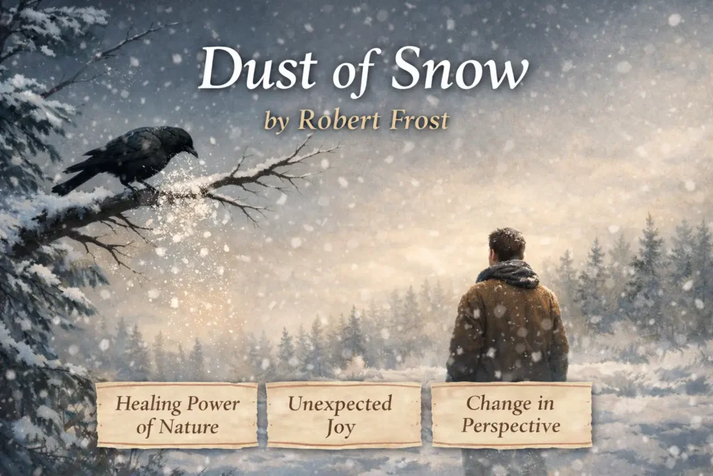 Dust of Snow Poem by Ribert Frost