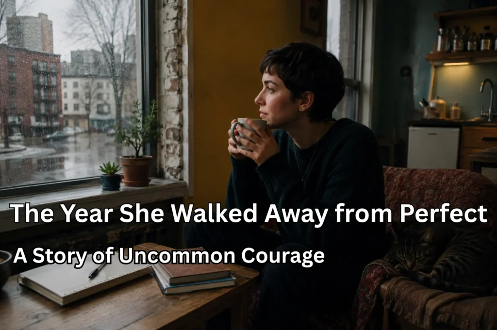 A Story of Uncommon Courage: A young woman alone in her apartment after calling off her wedding, finding peace in her own company