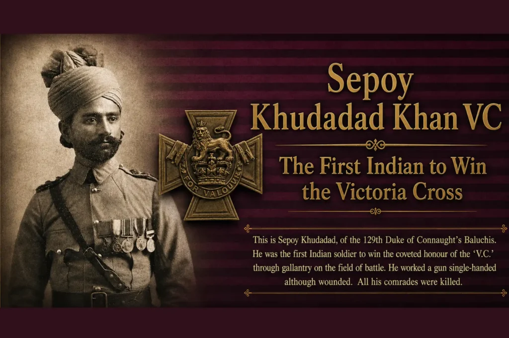 Sepoy Khudadad Khan VC – The First Indian to Win the Victoria Cross 3 Sepoy Khudadad Khan VC – The First Indian to Win the Victoria Cross
