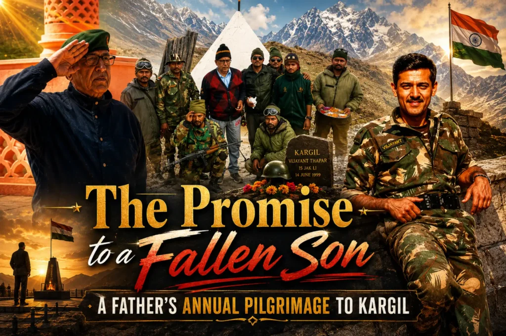 The Promise to a Fallen Son – A Father's Annual Pilgrimage to Kargil
